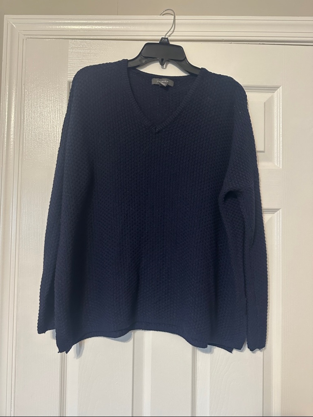 Primark Navy V-Neck Women's Sweater